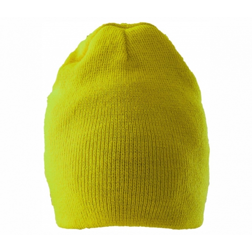 CZAPKA Z DZIANINY DUALCOLOR ŻÓŁTA