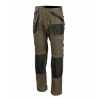 BRIXTON PRACTICAL SPODNIE ROBOCZE DO PASA Z ODPINANYMI NOGAWKAMI KHAKI