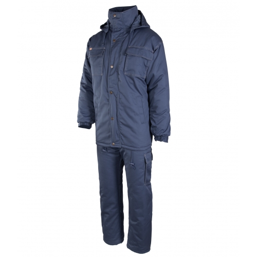 BRIXTON SNOW UBRANIE ROBOCZE OCIEPLANE PARKA NIEBIESKIE
